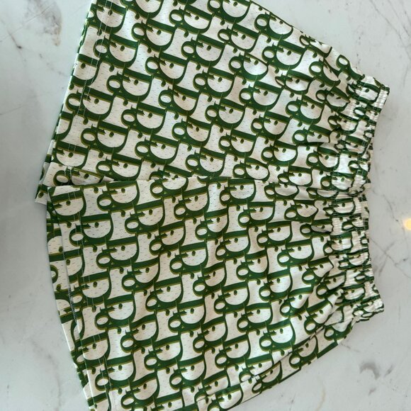 Bravest StudiosBravest Studio Green Dior Shorts